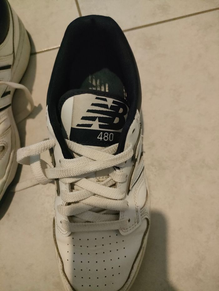 Baskets New balance 480 femme en bon état pointure 39.5 - photo numéro 3