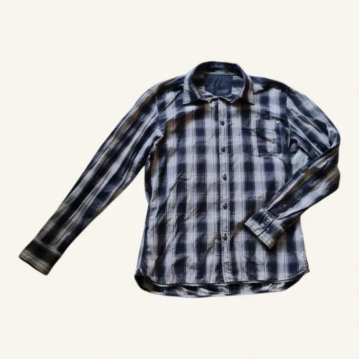 chemise carreaux homme taille M - photo numéro 2