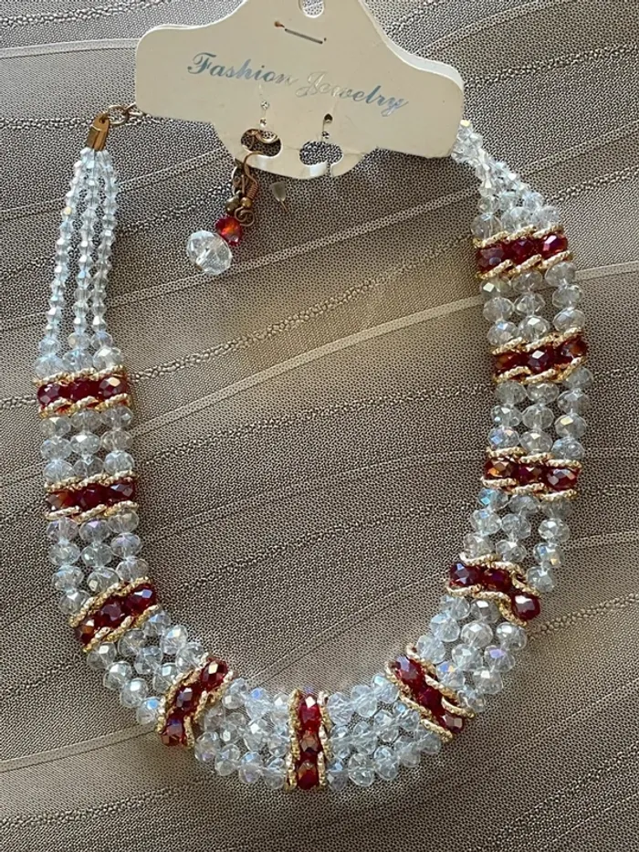 Superbe collier de perles élégant - photo numéro 3