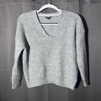 Pull en laine gris taille L