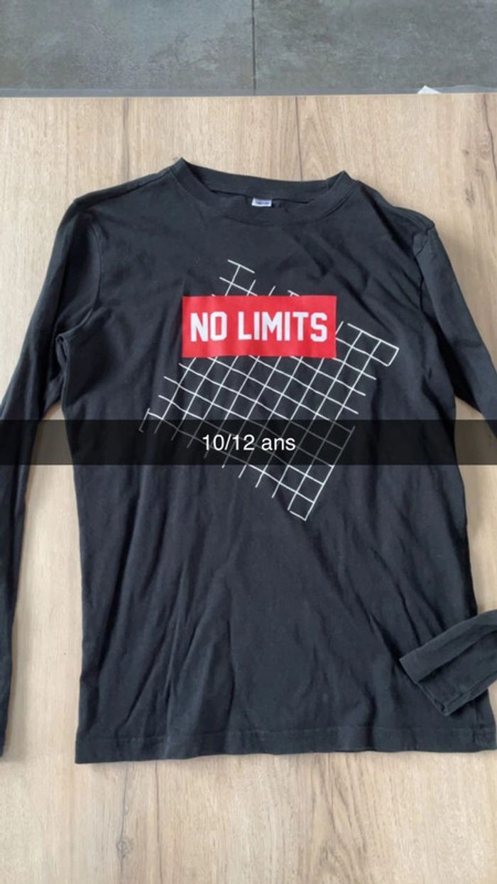 T shirt manches longues 10/12 ans