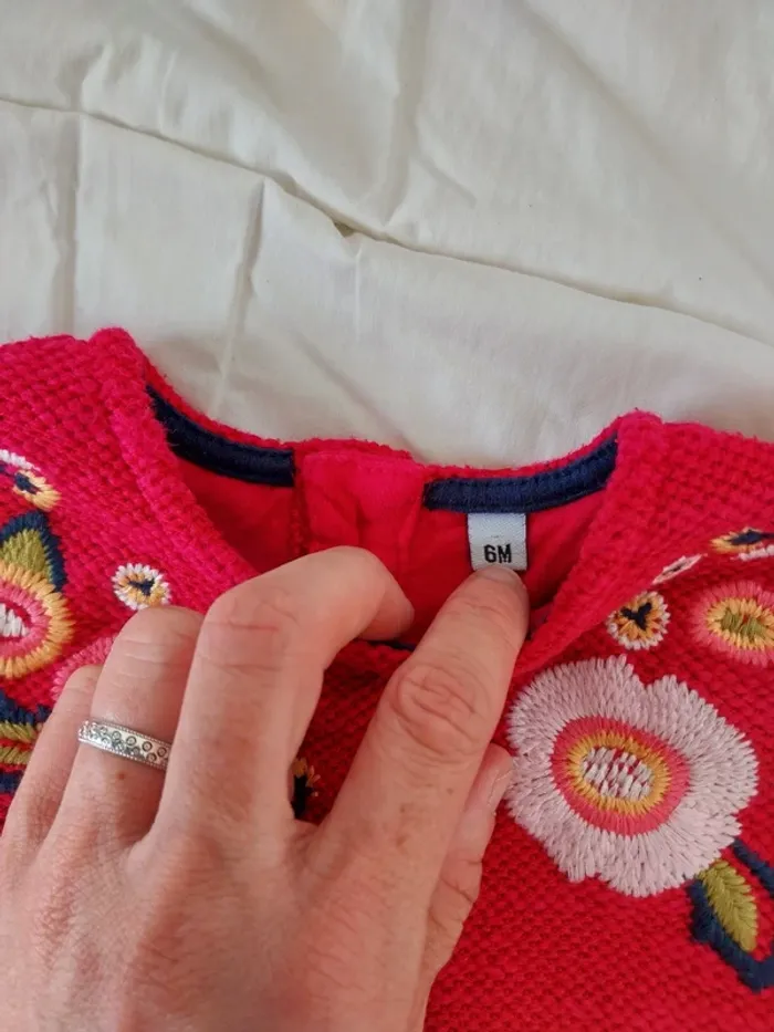 Tunique manche longue fille 6 mois - photo numéro 3