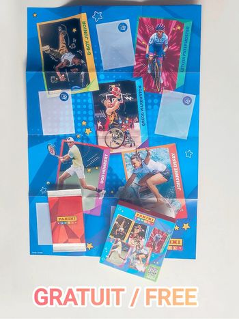 Affiche et cartes Jeux Olympiques 2024 / Panini - Gratuit / Free