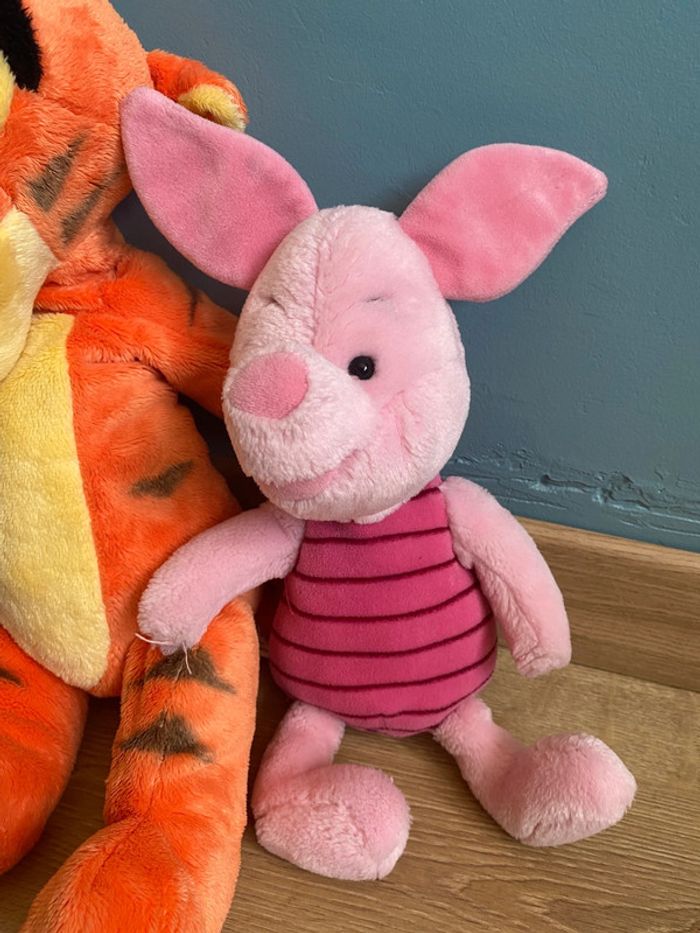 Lot de 3 peluches Disney Winnie l’ourson bourriquet tigrou porcinet - photo numéro 2
