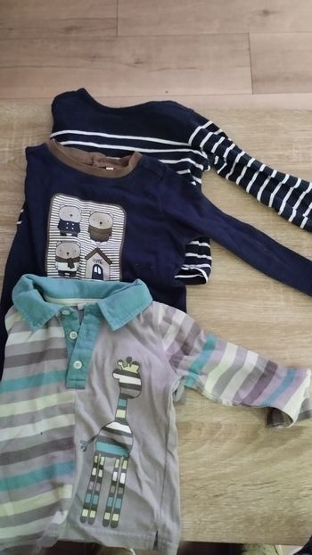 Lot de tee-shirt manches longues