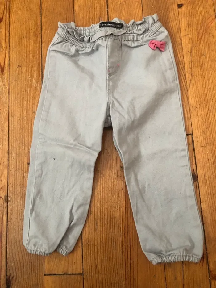 Jean élastique gris