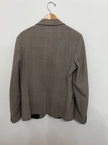 Blazer Prince de Galles marrons style old money