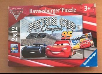 Puzzles 2x12 pièces Cars Piston Cup