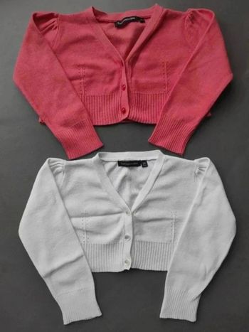 12 € Lot de deux gilets courts Tout Compte fait 3 ans En excellent état