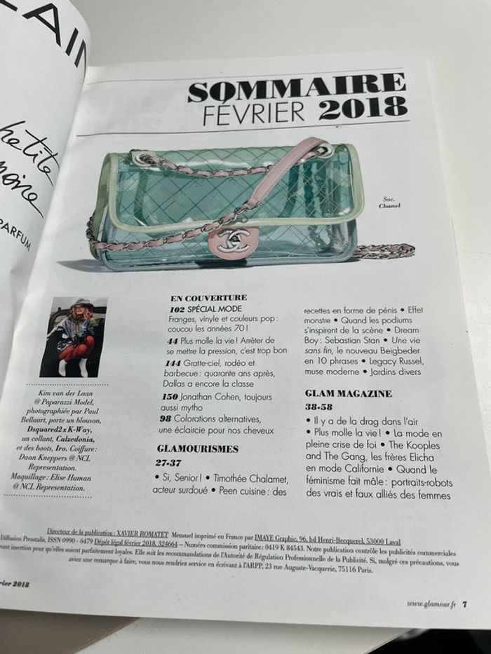 Magazine glamour - Kim van der Laan - février 2018 - photo numéro 12