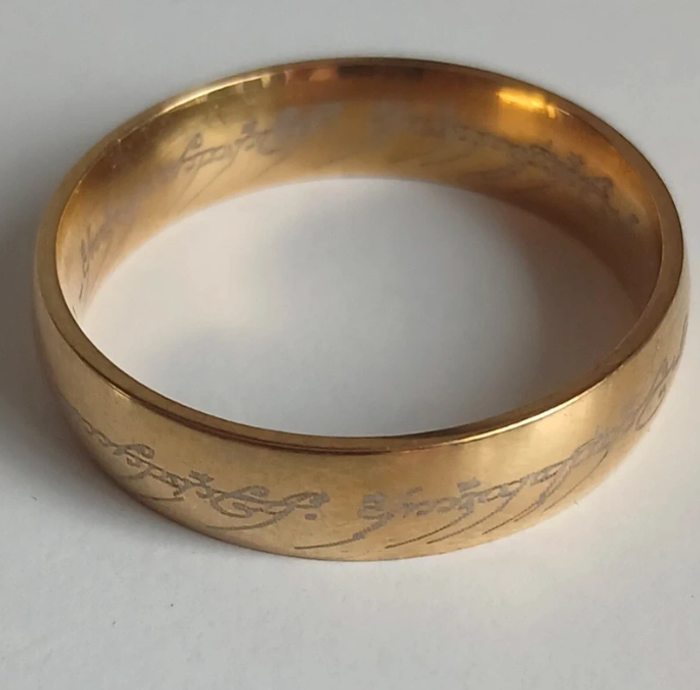 2 bagues Seigneur des anneaux neuves - photo numéro 2