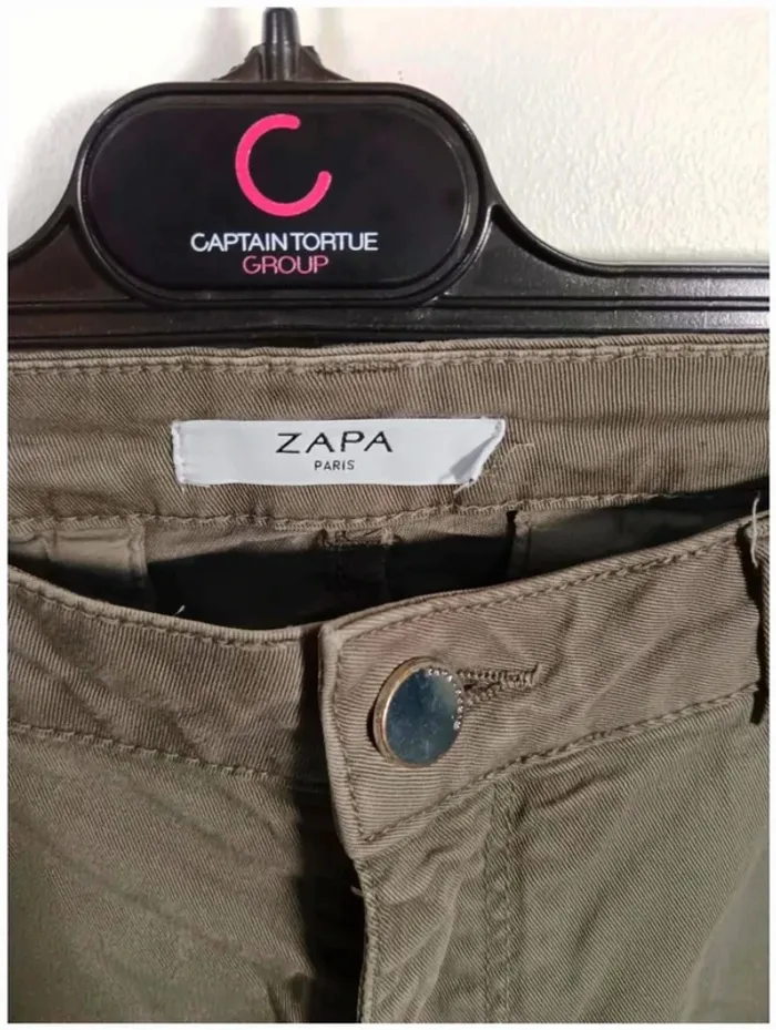 C22 pantalon kaki Zapa 40 - photo numéro 3
