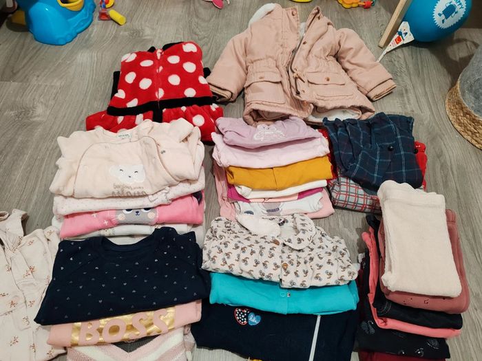 Lot vêtements fille 12 mois hiver - photo numéro 4