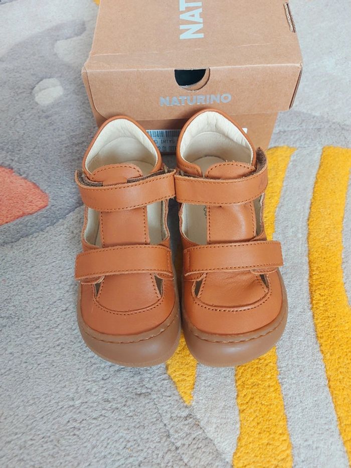 Sandales Naturino barefoot Irtys cognac scratchs 26 - photo numéro 2
