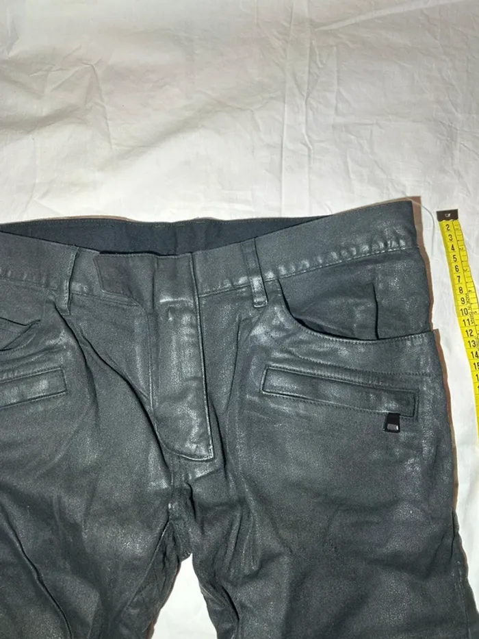 Jean Balmain noir biker slim - photo numéro 4