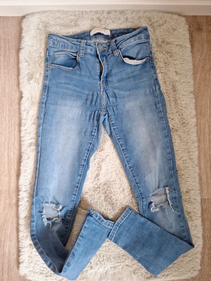 Jeans t36 slim #F36S-213 - photo numéro 1