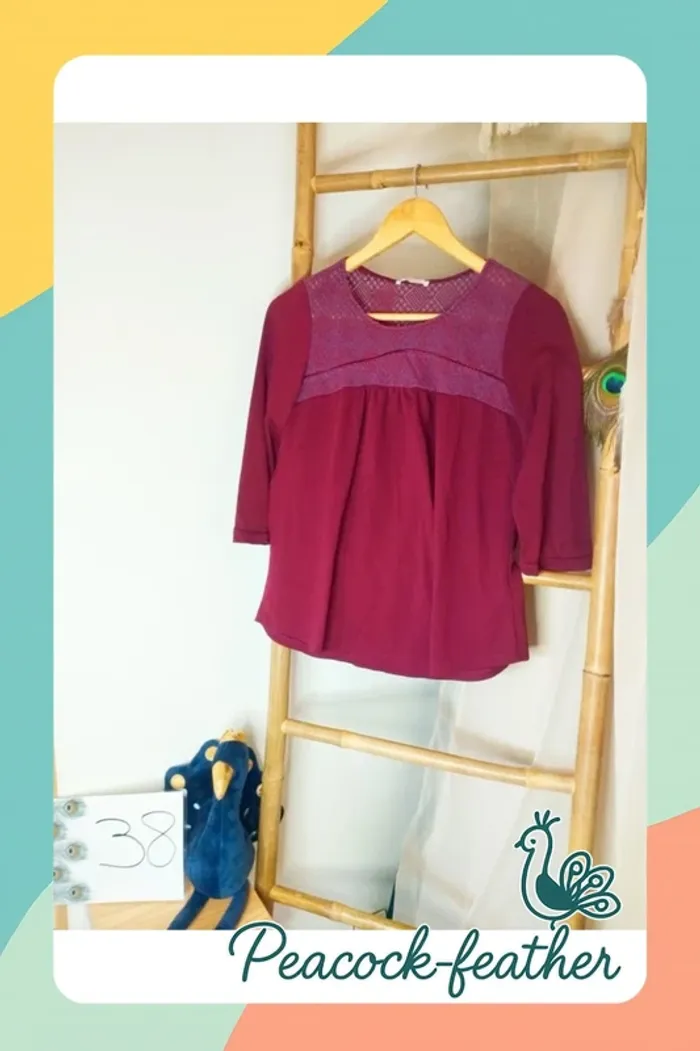 Haut bordeaux Promod 38