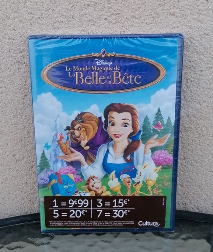 Dvd Disney Le monde magique de la belle et la bête (Neuf sous blister)