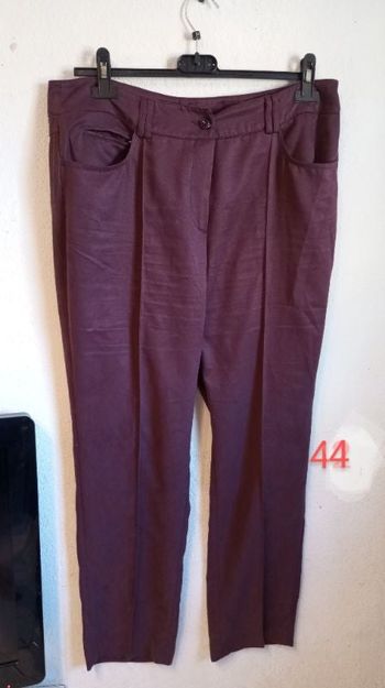 Pantalon à pli femme 44