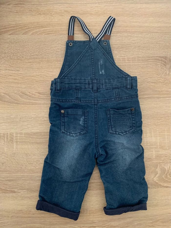 Ensemble salopette et chemise 9 mois - photo numéro 3