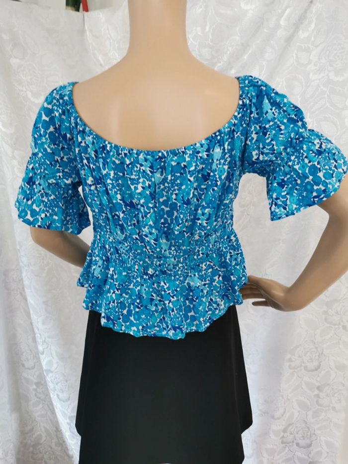 Top bleu - blanc. Taille 40. Fb Sister - photo numéro 4