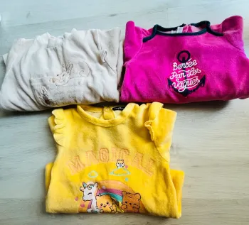Grenouillère x3 Taille 6 mois