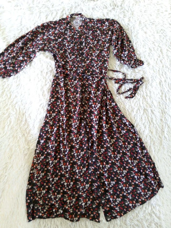 Robe longue à boutons femme s17