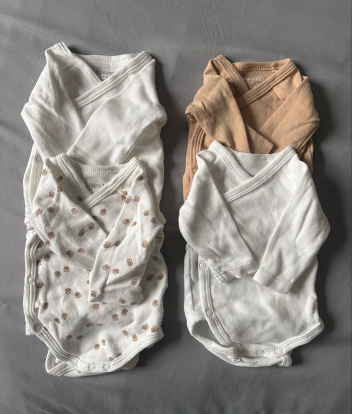 Bodies manches longues taille naissance