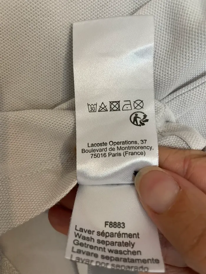 Lacoste Polo Slim Fit - Neuf avec étiquette - Taille S - photo numéro 7