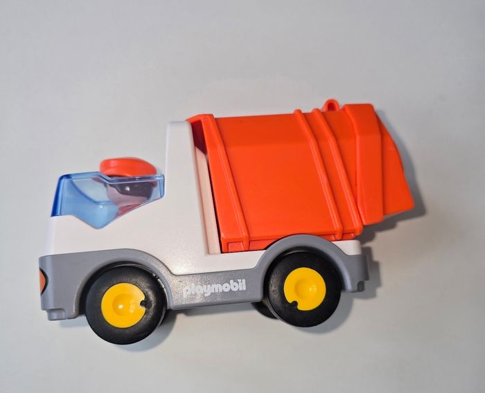 123 playmobil camion poubelles/ boîte à formes 6774 complet - photo numéro 7