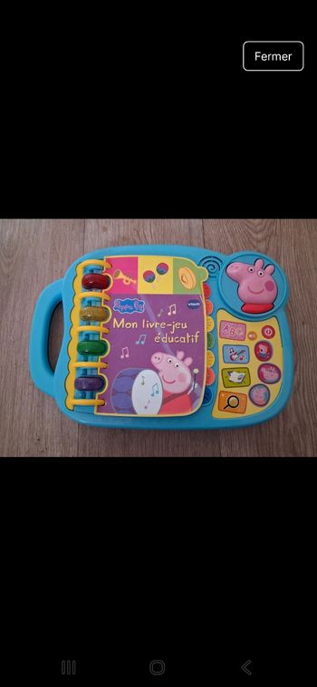 Livre sonore peppa pig