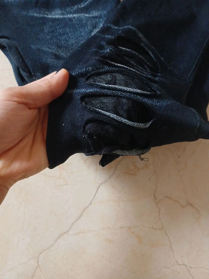 Leggings taille 36 genoux troué en dentelle🌺 - photo numéro 2
