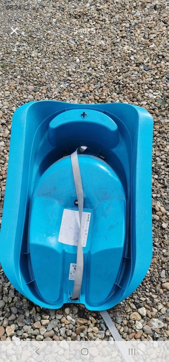 Luge bébé avec dossier très bon état - photo numéro 5