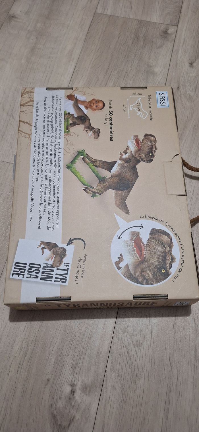🦖 Maquette 3D + Livre – Tyrannosaure - photo numéro 2
