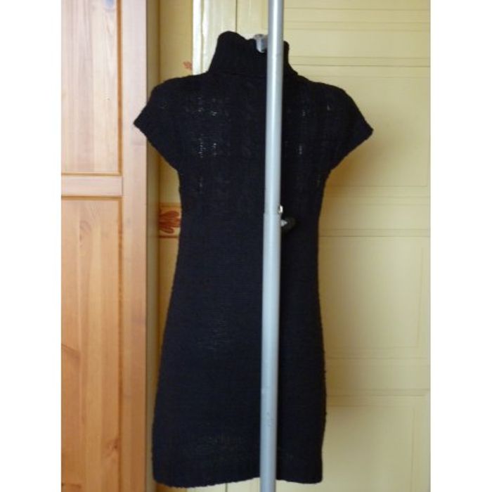 Robe pull col roulé Léa fashion noire T36 - photo numéro 3