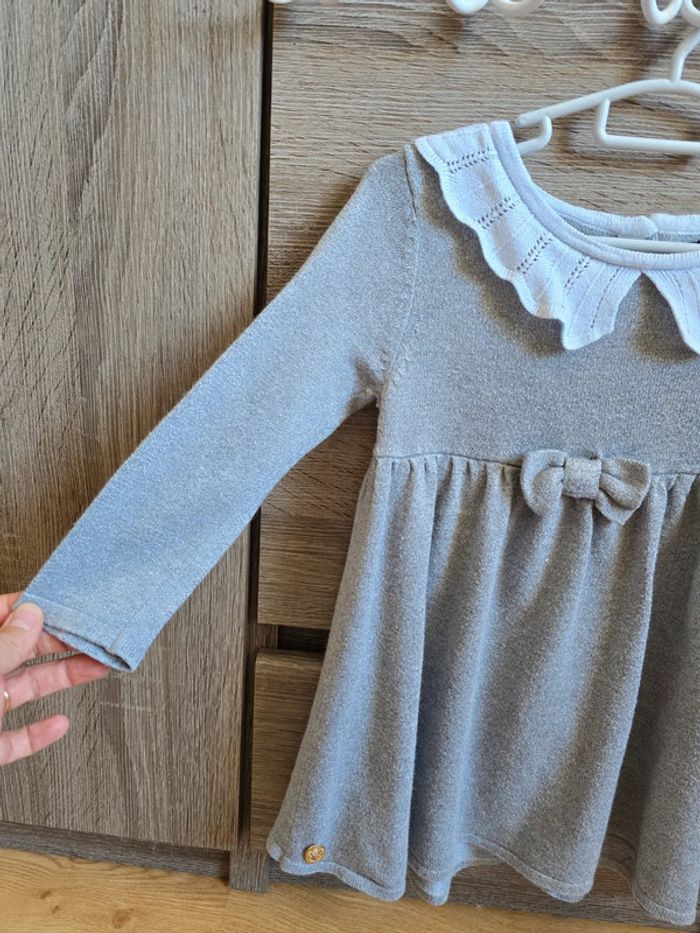 Vêtement Bébé Fille - Robe grise - Sergent Major - 24 mois 86 cm - photo numéro 2