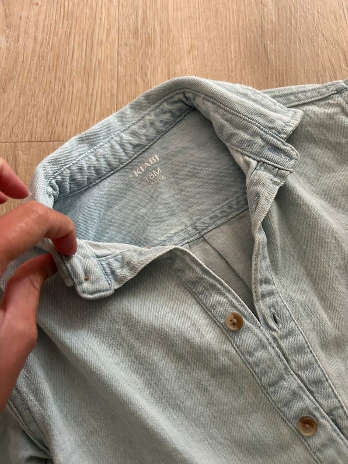 Chemise jean bébé 18 mois - photo numéro 2