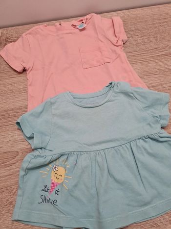 Lot 2 tee shirt MC 3 mois