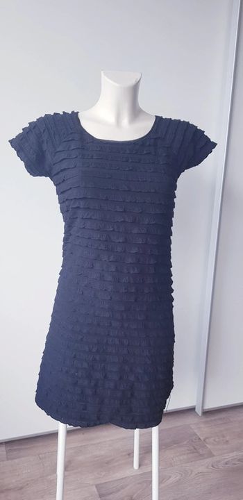 Clockhouse - Robe à volants, manches courtes