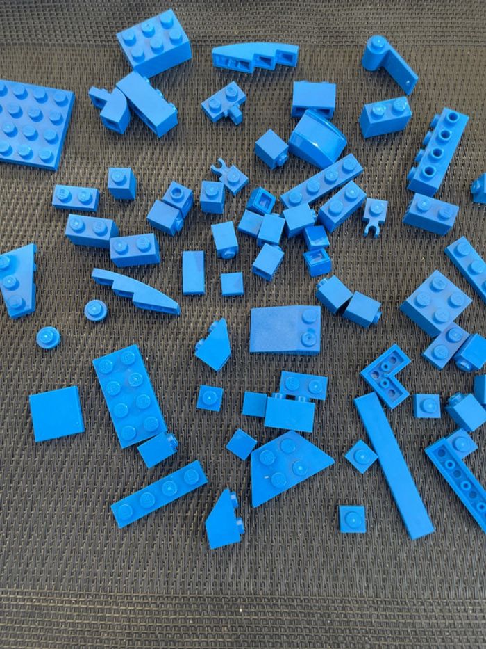 Lego lot vrac bleu officiel pièces détachées caserne star wars Harry Potter city - photo numéro 3