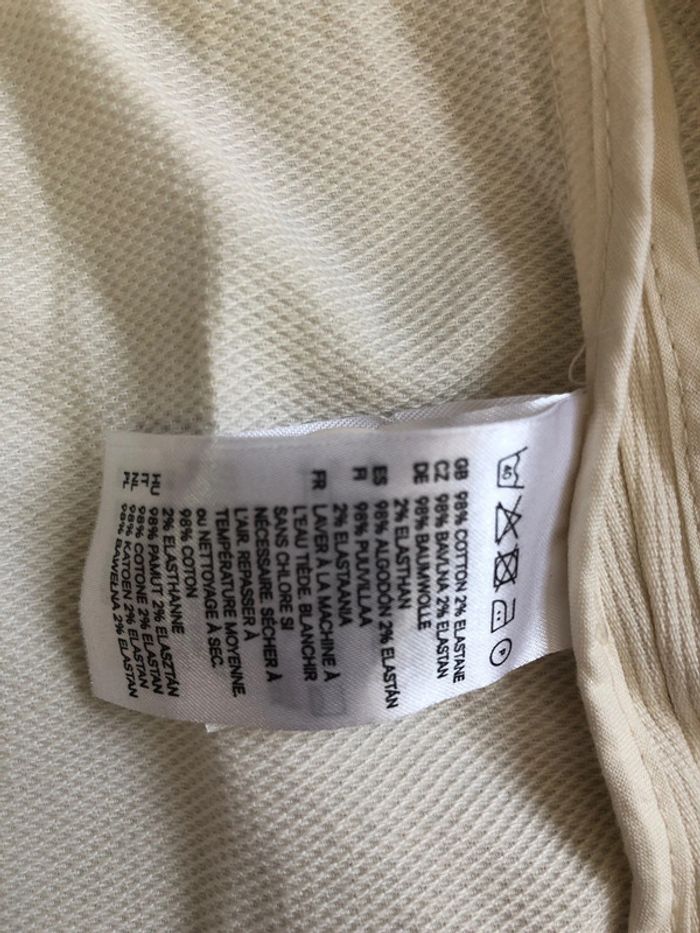 Veste caban léger beige H&M taille 38 - photo numéro 5