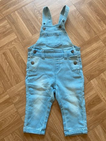 Salopette bleu clair Lupilu taille 6 mois (NEUF)