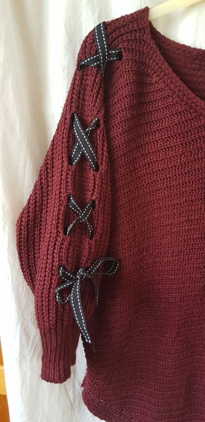 Pull légèrement ajouré - photo numéro 3