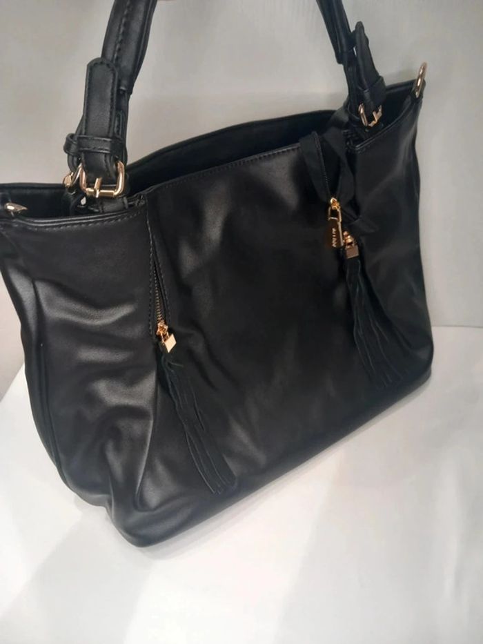 Sac à main Max & Enjoy Noir en similicuir - photo numéro 3