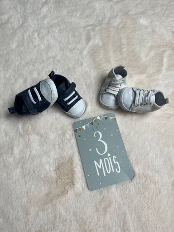 Lot paires de chaussures 0/3 mois
