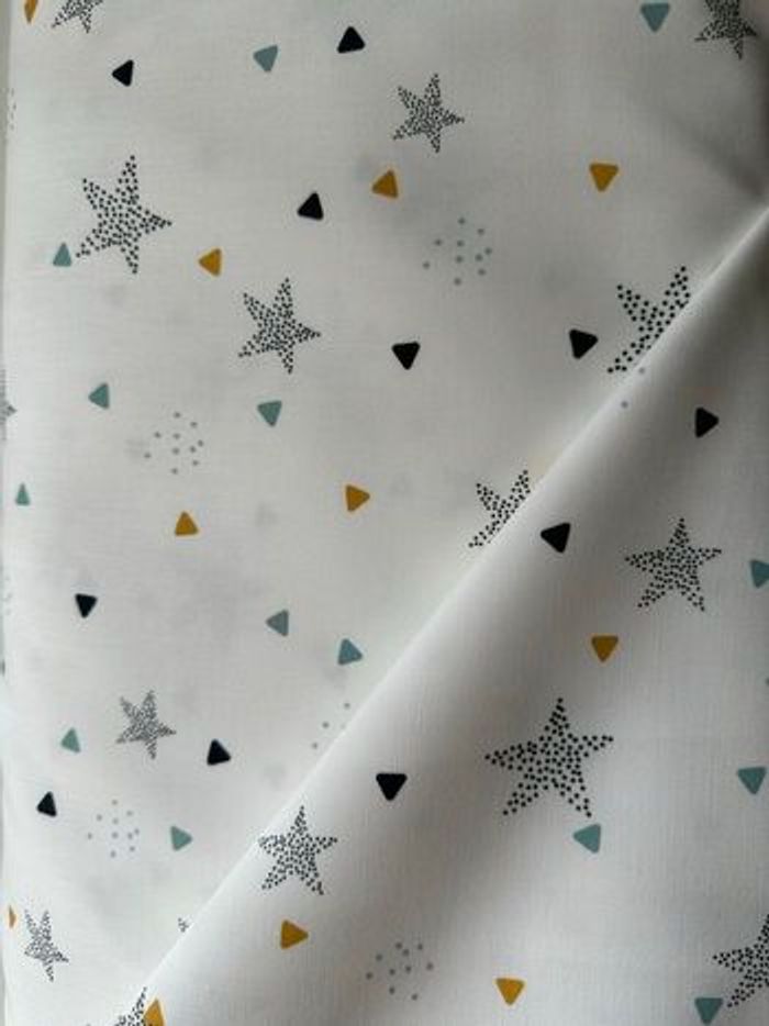 Tissu Bio Premium satin de coton ( le mètre ) - photo numéro 2