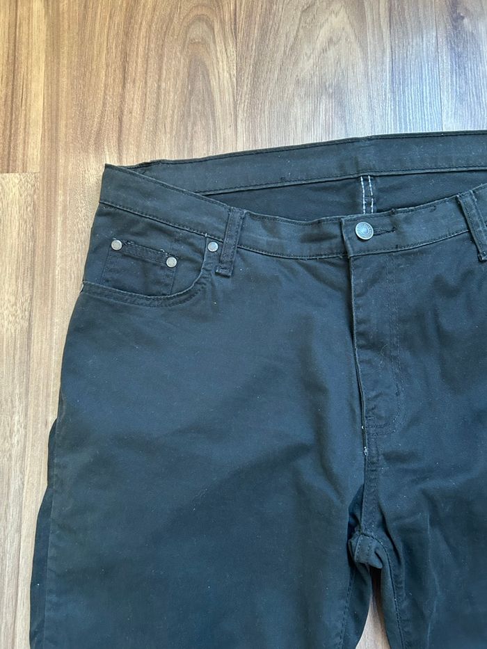 Jean noir uni Straight Boutique Indépendante Tailles 46-48 - photo numéro 3
