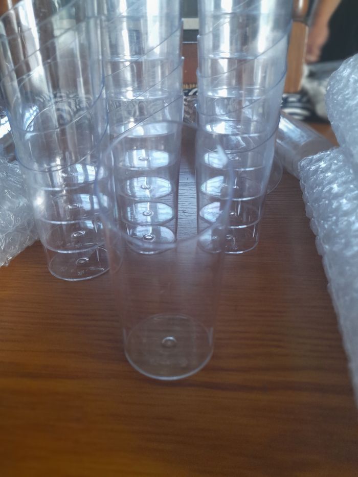 lot de 140 verrines transparentes - photo numéro 3