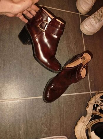 Bottines marron  Zara taille 36  bonne  etat