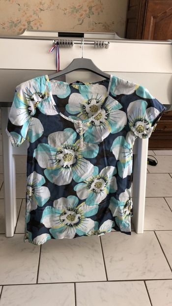 Blouse à fleurs